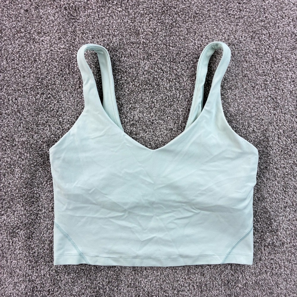 Lululemon Align Tank Top Women's 8 Mint Green Nulu Yoga Athletic LW1DUDS